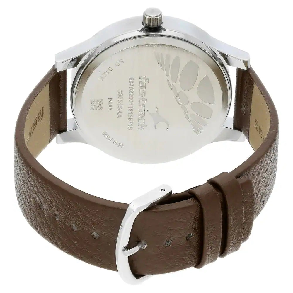 Fastrack watch belt leather online