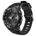38076PP01W  Black Dial Plastic Strap Unisex Watch