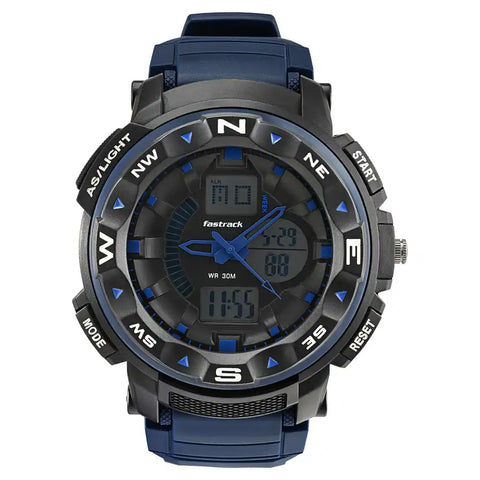 38076PP05W FASTRACK ANA DIGI QUARTZ ANALOG WATCH