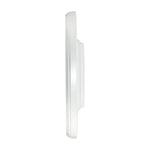 NBW0001PA01A Titan Contemporary White Wall Clock with Silent Sweep Technology