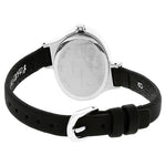 NP6015SL02 Black Dial Leather Strap Watch for Girls