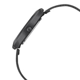 6093NM01 Fastrack  Analog Black Dial Stainless Steel Strap Watch for Girls