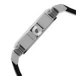 NK6131SL01 GREY DIAL BLACK LEATHER STRAP WATCH