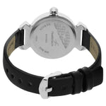 NK6131SL01 GREY DIAL BLACK LEATHER STRAP WATCH