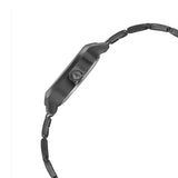 6150NM01 Black Dial Stainless Steel Strap Watch for Girls