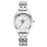 6152SM08 Fastrack Stunners Silver Dial Metal Strap Watch for Girls