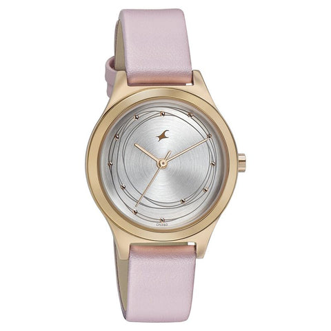 NS6152WL02 Leather Strap Watch for Girls