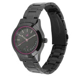 NP6165NM01 FASTRACK BLACK DIAL METAL STRAP