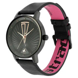 NP6206NL02 FASTRACK LEATHER STRAP WATCH