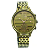 NR6207QM02  STAINLESS STEEL STRAP WATCH