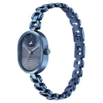 6258QM01 FASTRACK  BLUE DIAL METAL STRAP