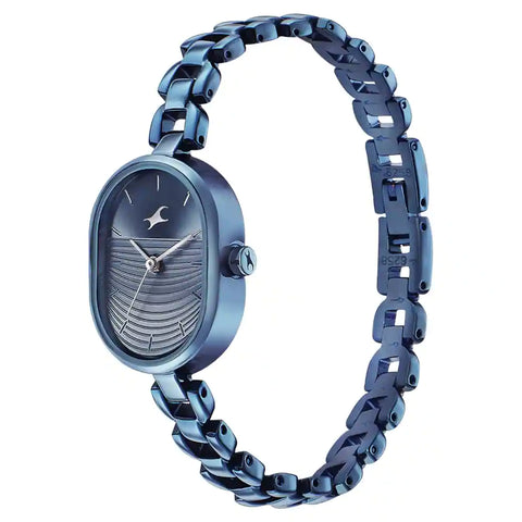 Fastrack blue dial chain watch hot sale