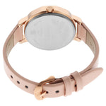 NS6259WL01 Analog Rose Gold Dial Leather Strap Watch for Girls