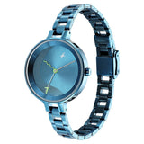 NR6265QM01 Fastrack Analog Blue Dial Metal Strap Watch for Girls