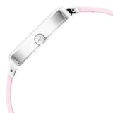 NR6266SL01 FASTRACK PINK DIAL LEATHER STRAP WATCH