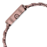 NR6274QM01 Analog Brown Dial Metal Strap Watch for Girls