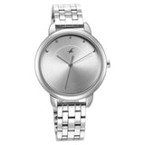 NR6265SM01 Fastrack  Silver Dial Metal Strap Watch for Girls