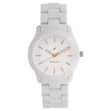 NP68006PP02 White Dial Plastic Strap Watch for Girls