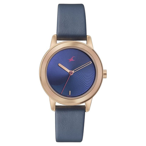 68008WL01 Leather Strap Watch for Girls