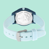 NR68023PP03W Analog Blue Dial Silicone Strap Watch for Girls