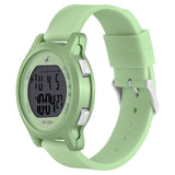 NR68027PP01  Digital Dial Green Silicone Strap Watch for Girls