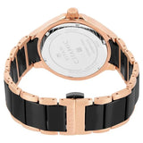 NT90089KD02 - Titan Quartz Black Dial Ceramic Strap Watch