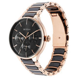 NU90148KD03 - Titan Ceramic Fusion Black Dial Rose Gold Watch