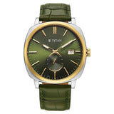 90189BL01 - Titan Classique Suave Green Dial Watch