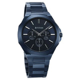 NT90198QM01 - Titan Classic Slim  Blue Dial Watch