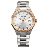 90212KM01 - Titan Regalia Dodecagon Silver Dial Watch