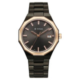 NU90212KM02 - Titan Regalia Dodecagon Grey Dial Watch