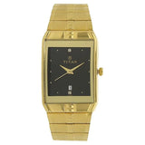 NU9151YM05 - Titan Black Dial Metal Strap watch