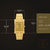 NU9154YM02 - Titan Champagne Dial Metal Strap Watch