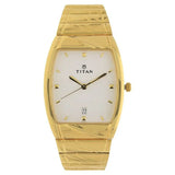 NU9315YM01 - Titan White Dial Stainless Steel Strap Watch