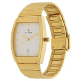 NU9315YM01 - Titan White Dial Stainless Steel Strap Watch