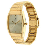 NU9315YM02 - Titan Rectangle Champagne Dial watch