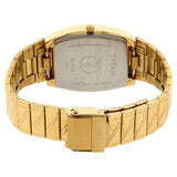 NU9315YM02 - Titan Rectangle Champagne Dial watch