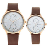 NS9400394203WL01P - Titan Bandhan White Dial Couple watch