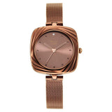 NS95139QM02 Titan  Brown Dial Analog Stainless Steel Strap Watch for Women