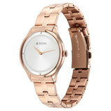 NS95185WM02 Titan Stainless Steel Strap Watch for Women