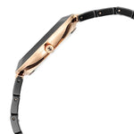 95189KC02 Titan Black Dial Analog Ceramic Strap watch for Women