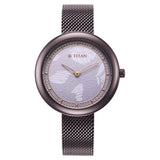 95210QM01 - TITAN Glitz Purple Dial Watch