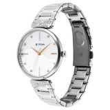 NS95237SM01 - Titan Purple Style Up Mother Of Pearl Watch