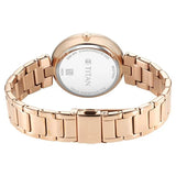 NT95237WM01 - Titan Purple Style Up Mother Of Pearl Dial Watch