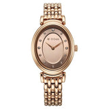 NT95242WM01 - Titan Aura Rose Gold Dial Watch