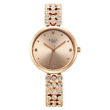 NS95262WM01 Titan  Rose Gold Dial Metal Strap Watch for Women