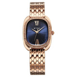 NU95317WM01 - Titan Glamour Blue Dial Rose Gold Watch