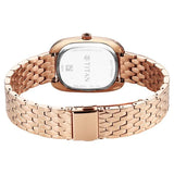 NU95317WM01 - Titan Glamour Blue Dial Rose Gold Watch