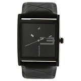 NP9735NL02 Fastrack Black Dial Leather Strap Watch for Girls