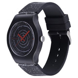 9915PP101 Analog Black Dial Silicone Strap Unisex Watch